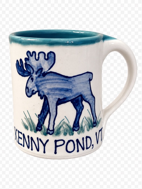 Great Bay Pottery Other - Great Bay Pottery Kenny Pond VT Handmade Moose Mug
